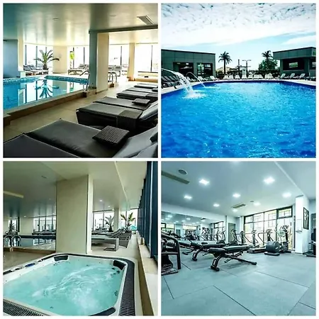 Apartmán Luxury Prima Linie La Mare Piscina Cu Sauna Jacuzzi Gym *